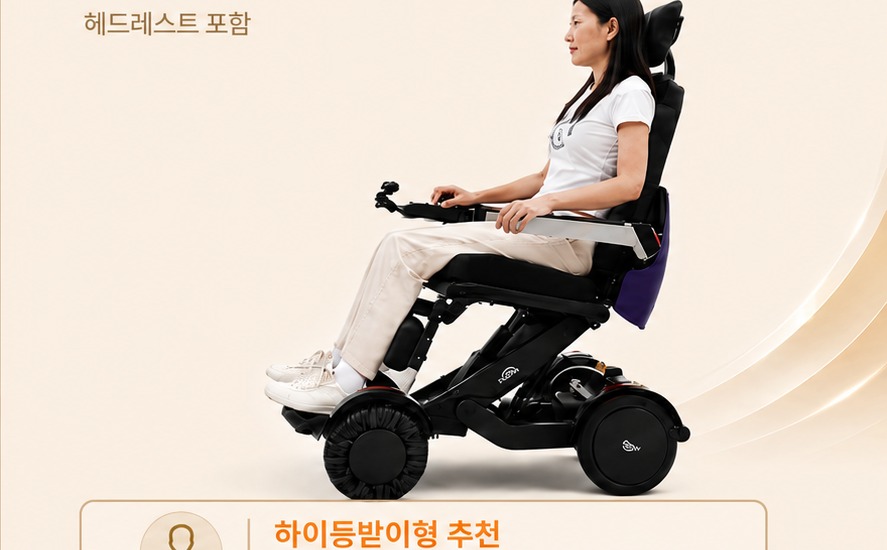 M4 하이등받이, 높은 등받이와 목베개, 실제 착석 이미지