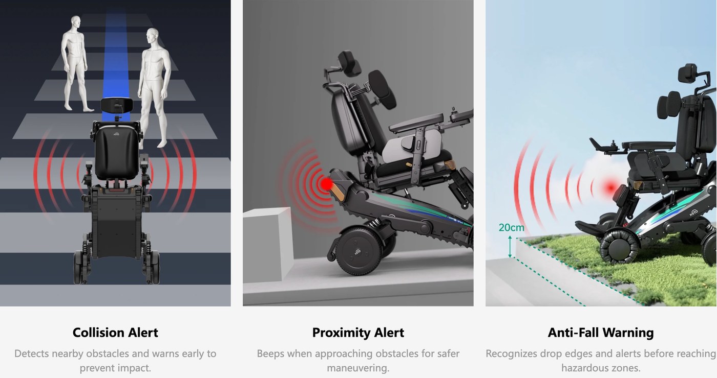 XSTO X12 LiDAR 안전 감지 기술 — 충돌 경고, 근접 경고, 낙차 경고